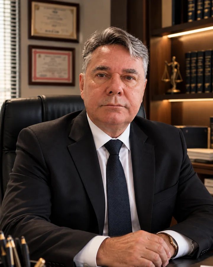 Retrato do advogado Sérgio Leme